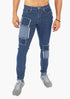 Men's AQ Patched Skinny Fit Stretch Jean "Brooklyn"